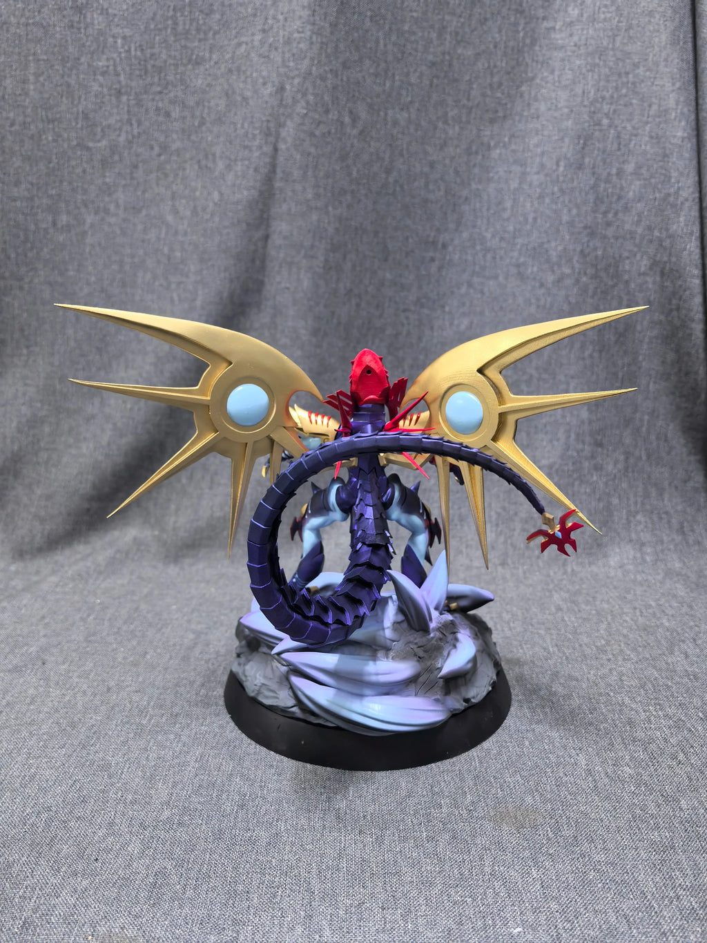 25cm Galaxy Eyes Cipher Dragon Figure Yu Gi Oh ZEXAL Anime Figures Collectible Desktop Ornament Decorations Best Gifts for Boys