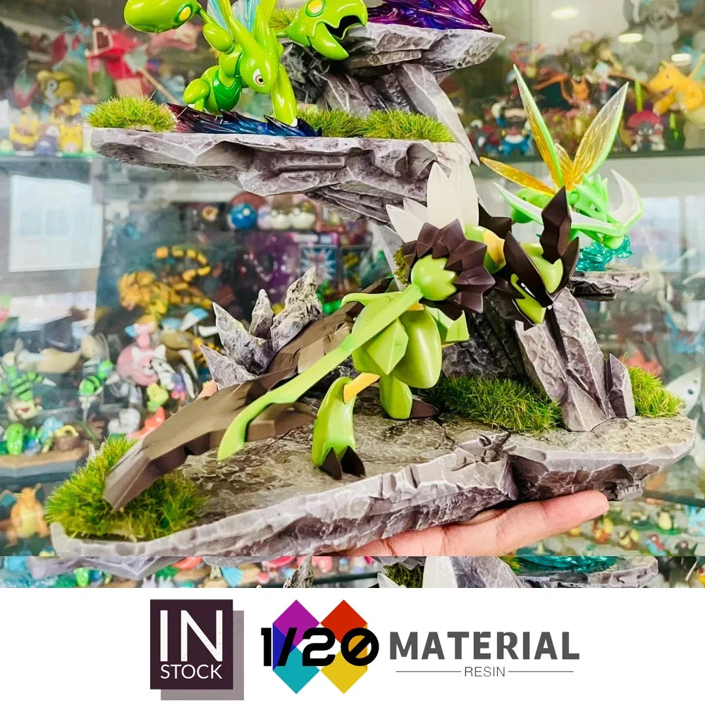 [In Stock]1/20 Resin Scale World [MEGAZZ] - Scyther & Scizor & Mega Scizor & Kleavor [Split RE-MENT]