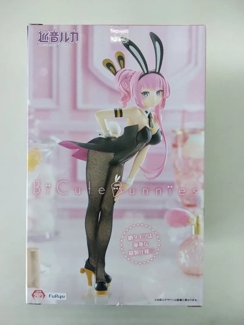 Original FURYU BiCute Bunnies Megurine Luka PVC 28CM Anime Figures Action Figure Model Desktop Decoration Toy