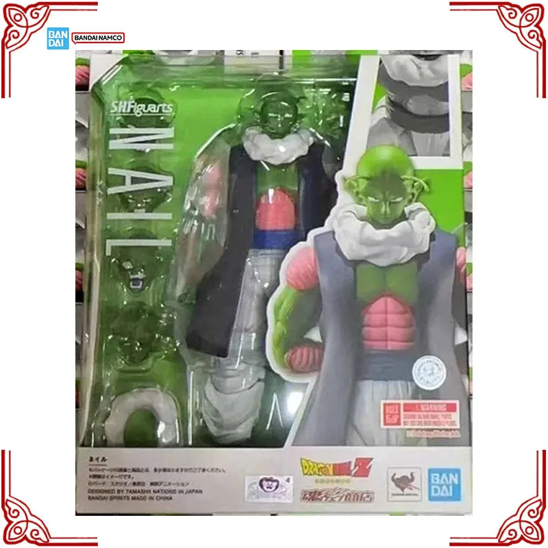 In Stock Genuine Bandai Dragon Ball Z Model Kit SHF Neil Anime Action Figure Collection Finished Model Boys Toys Christmas Gifts