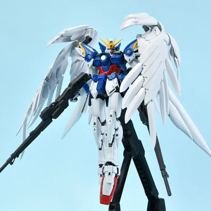 Bandai  MG 1/100 Master Grade WING GUNDAM ZERO EW Model Kit Assembly  Action Figure Model Toys Gift for Children