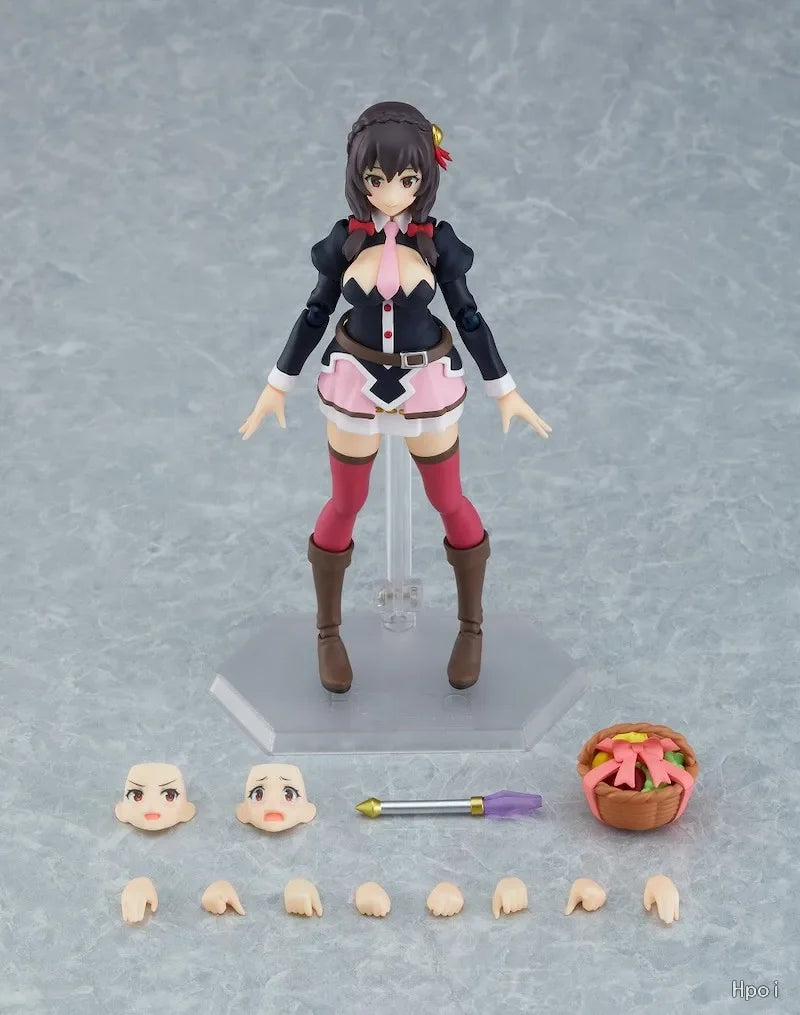 [In Stock] Original Max Factory Figma#531 Kono Subarashii Sekai Ni Shukufuku O! Yunyun Anime 1/12 Action Figure Model Toy