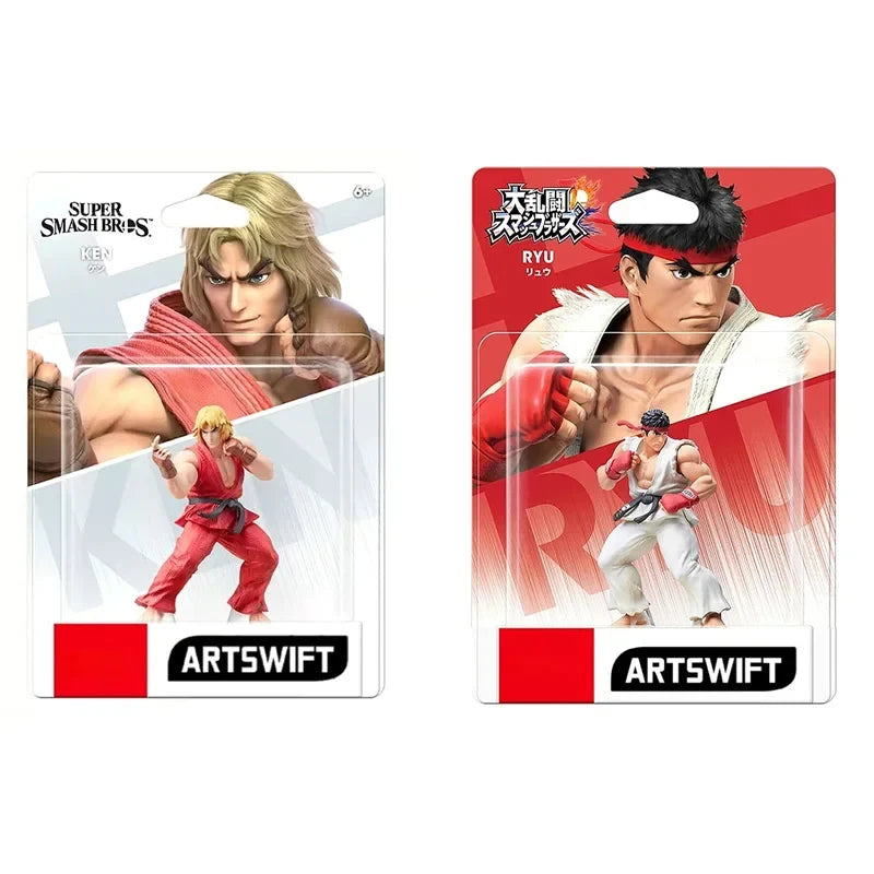 ARTSWIFT Store Super Smash Ryu Ken Street Fighters Figure Original Asian Version Region Free In Stock Gifs For Friends Men