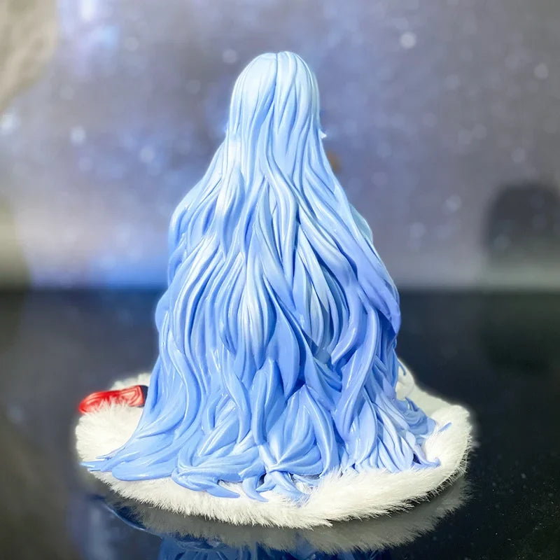 New Century New Theater Version Long Hair Kneeling Asuka Langley Beautiful Girl Anime Model Collectible Figure Gift