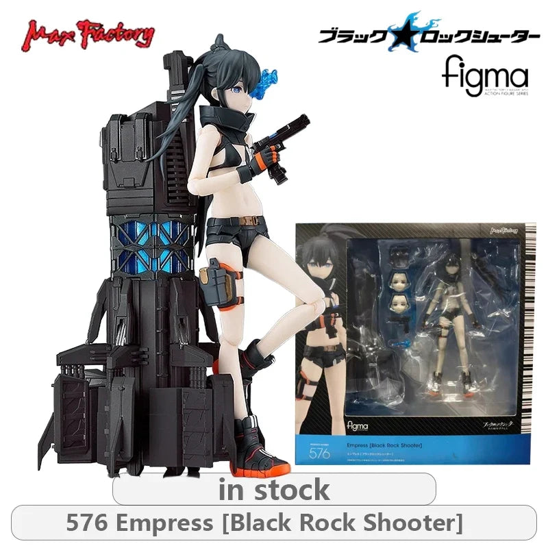 Max Factory Original FIGMA Black Rock Shooter  Series SP041 Black Rock Shooter\SP040 BRSB Anime Action Figure Model Toys