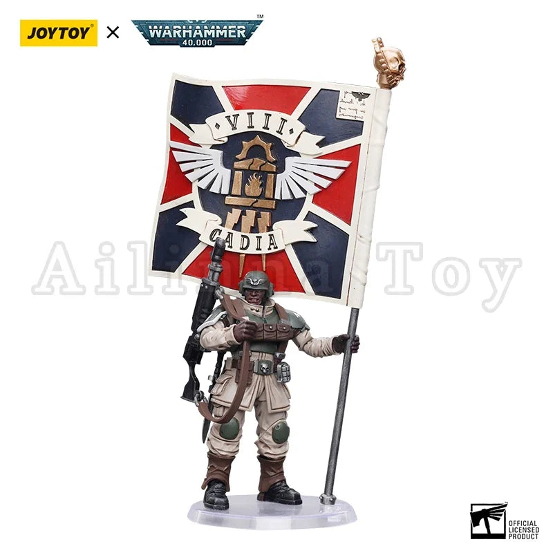 JOYTOY 1/18 Action Figure 40K Cadian Command Squad Anime Military Model Toy