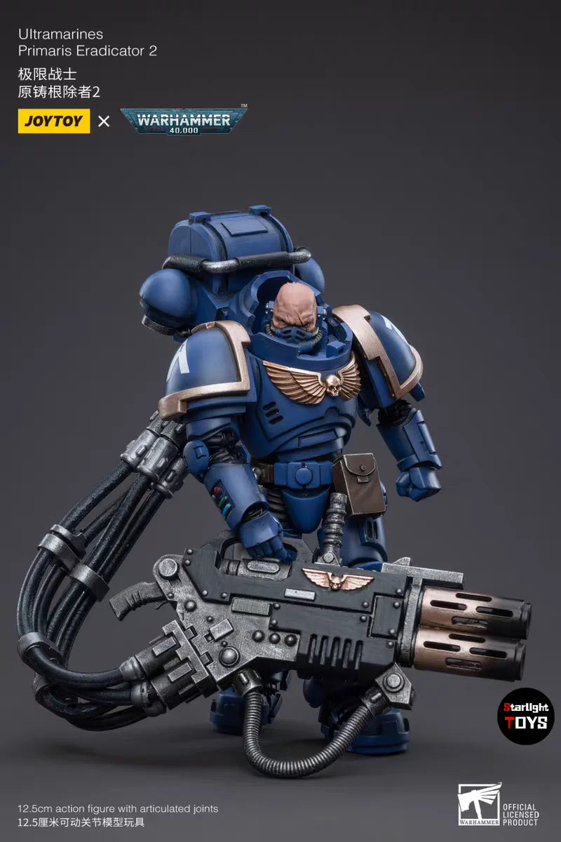 JOYTOY 1/18 Action Figure Warhammer 40K Ultramarines Primaris Eradicator 2 Toys Model Ornaments Collection Gifts