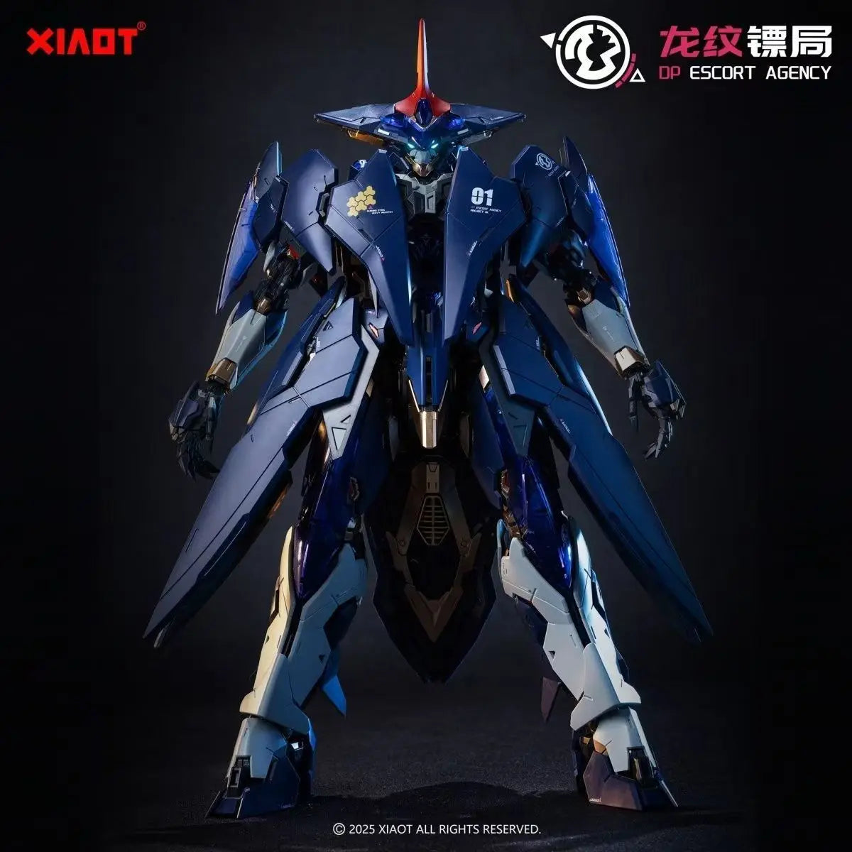 Auf Lager XIAOT LING YAO Montagemodellbausatz 1/100 DP-H01 Dragon Mark Agency Bedienungsanleitung Actionfigur Roboter ABS Spielzeug