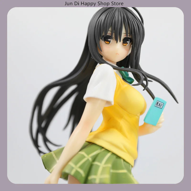 22cm To Love-Ru Yui Kotegawa Looking Back Pose Anime Figure Model Statue Collection Desktop Decoration Ornament Toy Gift