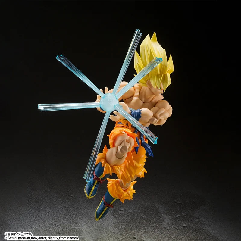 Bandai Original Genuine Figure Dragon Ball Model Kit SHF Son Goku Iegendary Super Saiyan Collection Action Figure Model Toys