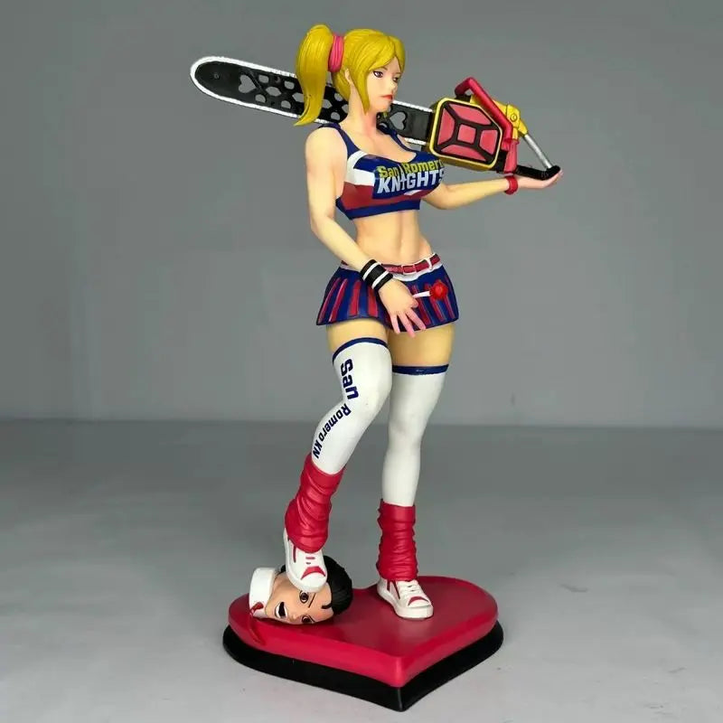 Lollipop Chainsaw Lollipop Chainsaw Girl Joker Zombie Game PVC Model Figurine Ornament Collectible Desktop Decorative Toys Gifts