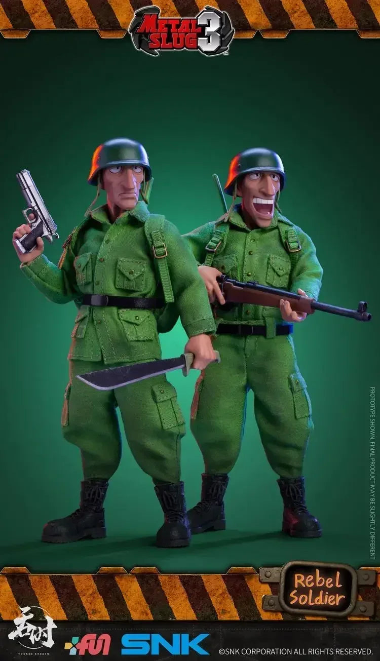 【IN STOCK】TUNSHI Studio Original SNK Model Official Metal Slug 3 Marco Tarma Clark Still RALF JONES Rebel Soldier 1/12 Mecha Toy