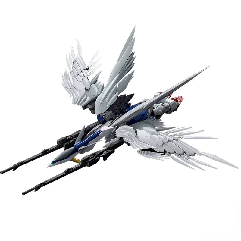 Bandai Genuine Gundam Model Kit Anime Figure HIRM 1/100 Wing Zero EW Collection Gunpla Anime Action Figure Toys for Children