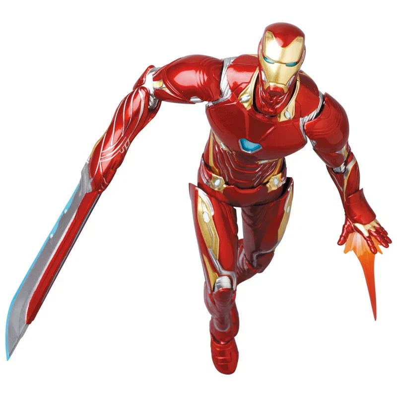 In Stock Original Medicom Toy Mafex (No.178) Avengers: Infinity War Iron Man Mark 50 Infinity War Ver Anime Figure Action Figure