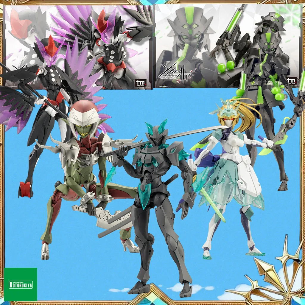 KOTOBUKIYA Megal Maria,CX025 Mephisto, peridot,GreenGrass, anime character assembly model Activity joint collection Gift toy