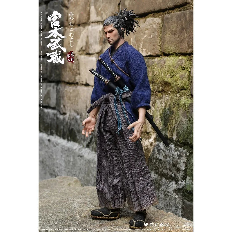 【 in Stock 】 ZGYKTOYS Original 1/6 L-001 Ronin Series Miyamoto Musashi 12 Inch Soldier Mobile Doll Model Toy Gift Collection