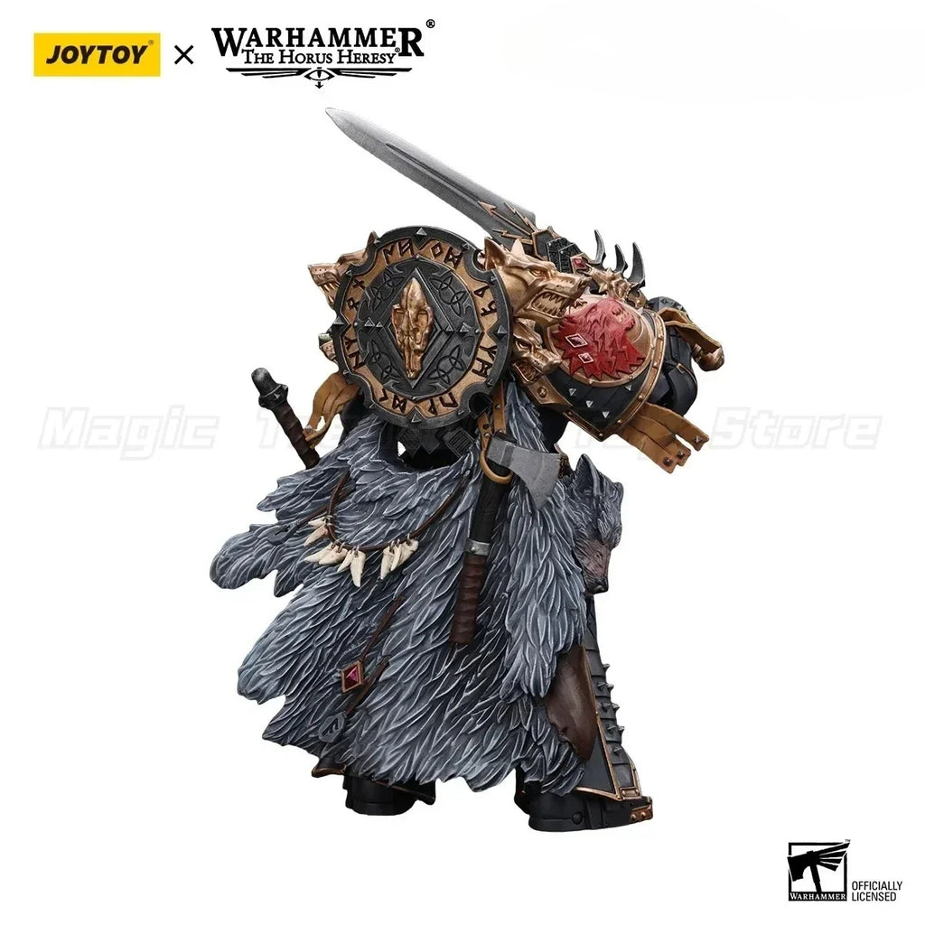【MT】JOYTOY 1/18 Action Figure Warhammer 40K The Horus Heresy Space Wolves Leman Russ Anime Model Toys Gift