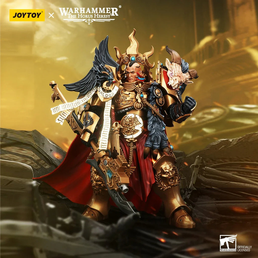 JOYTOY Warhammer "The Horus Heresy"1/18 Action Figures Legio Custodes Constantin Valdor, Captain-General of the Legio Custodes