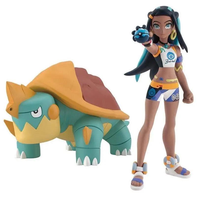Pokemon Scale World Rurina&Kajirigame Anime Action Figure GK Toy Gift Model Collection Hobby Desk Decoration Toys Gifts
