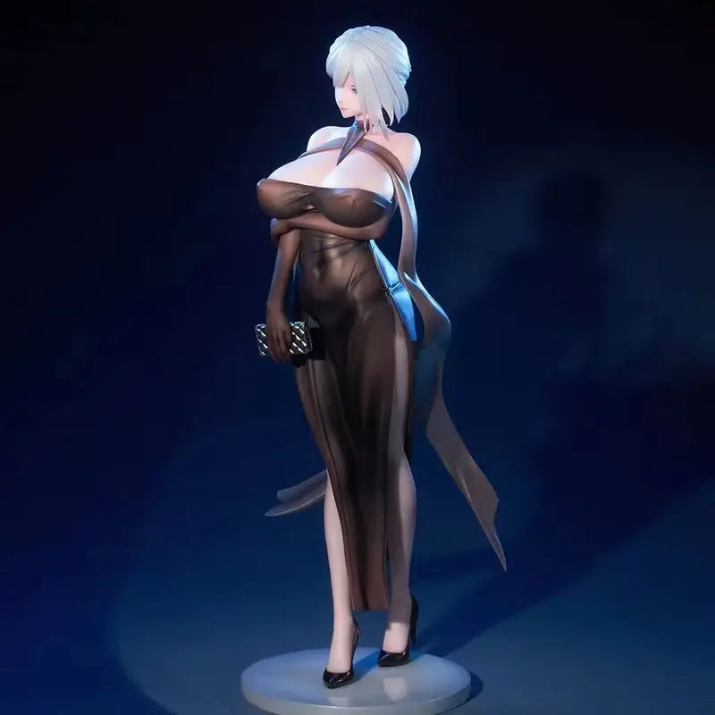 Anime Wife Figure Wife Action Figure Beautiful Dress Wife Figurine Doll Pvc Standing Model Toy Adult Collection Statue Gift 25cm