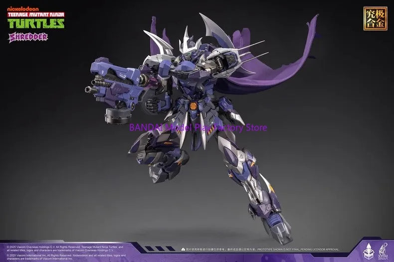 In stock New HEATBOYS Anime Ninja Shredder Alloy Action Figure Guochuang Toy Collection Model Gift