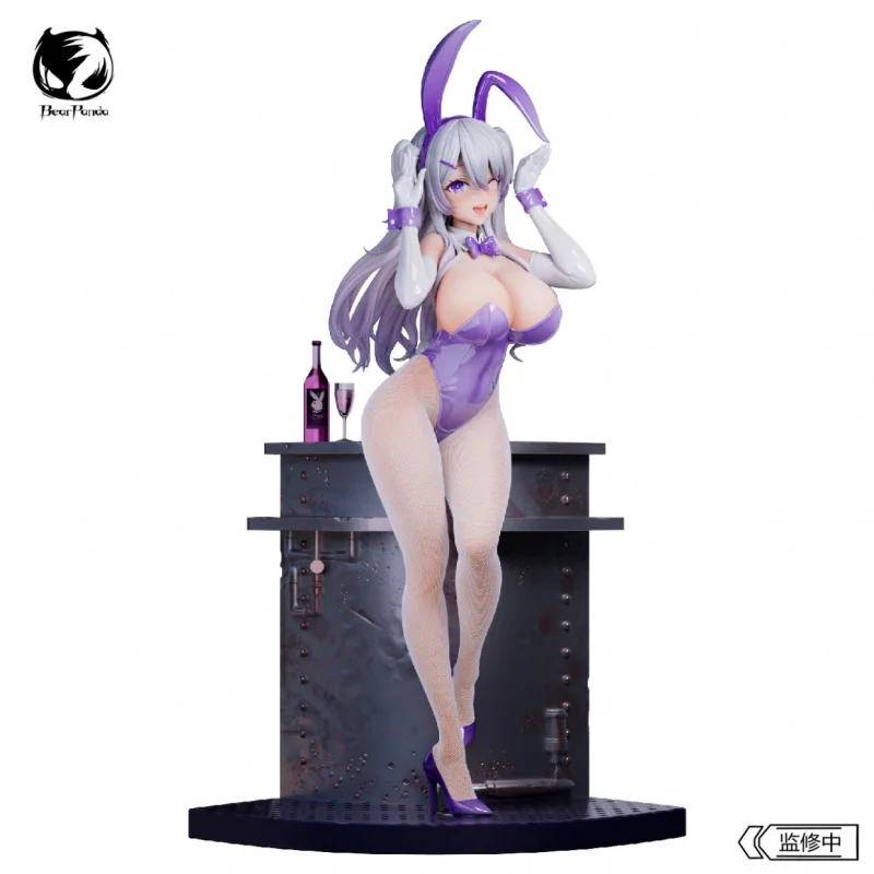 Bearpanda Bunny Girl Asanagi Rin Xiya Temperature Paint & 3d Crystal Eye & Creative Scene Models Anime Toy Birthday Gift