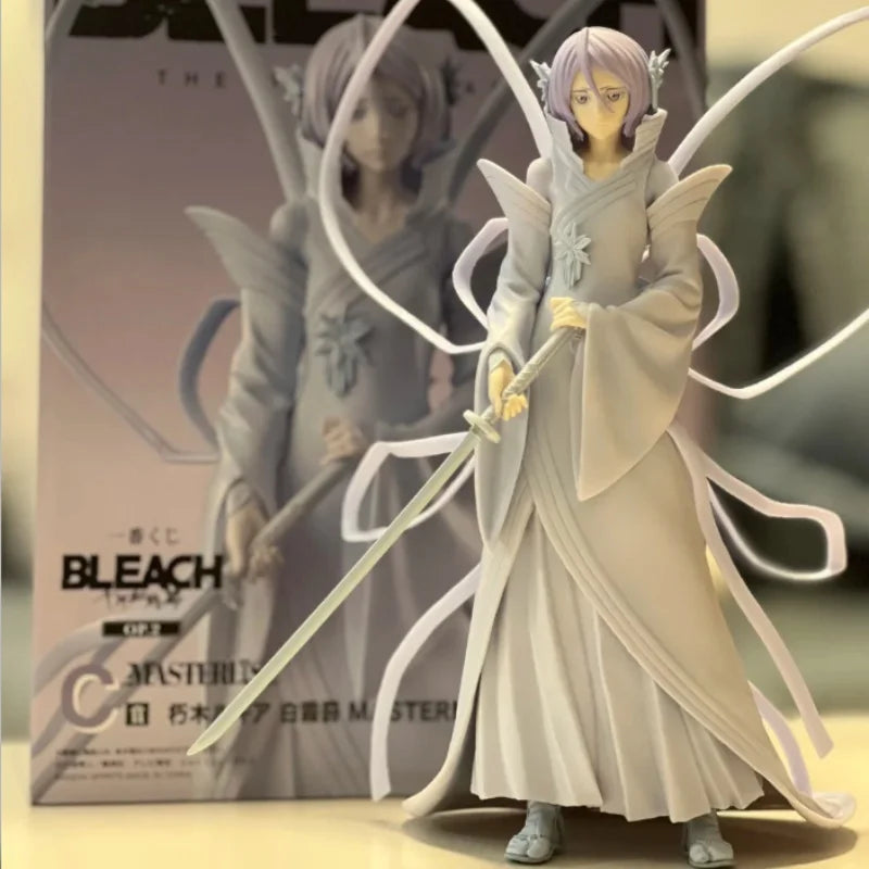 In Stock Bandai Ichiban Kuji Authentic Bleach Rukia Kuchiki Anime Figure PVC Model Collectible Decoration birthday Gifts Toys
