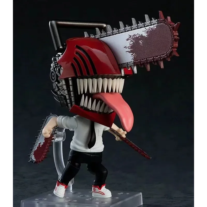10Cm Chainsaw Man Anime Figure #1580 Power #1560 Denji Power Cartoon Q Verision Collectile Model Doll Action Figure Toys Gifts