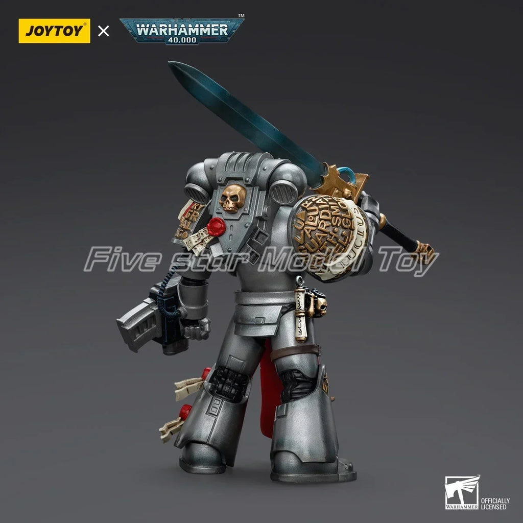 【SF】JOYTOY 1/18 Action Figures  Warhammer 40K Grey Knights Strike Squad Justicar  Model Toys Gifts Collection