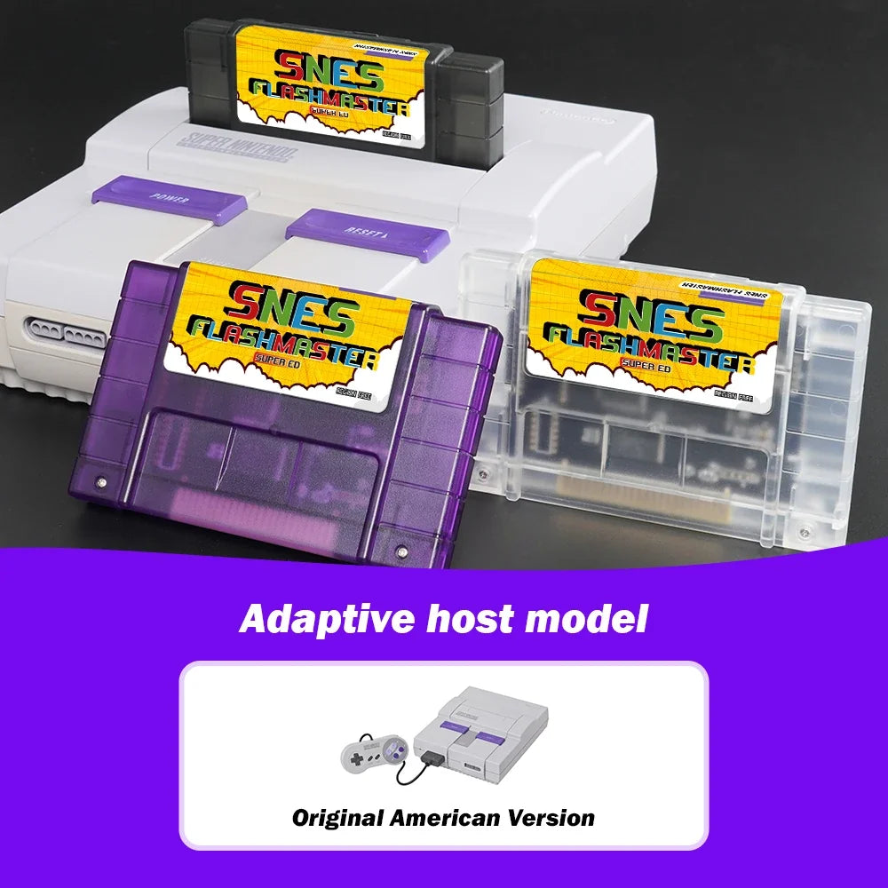 EPICJOY Super SNES Game Card 3000 in 1 SNES Card With 8GB TF Card For N SNES Console Compatible With original US Console