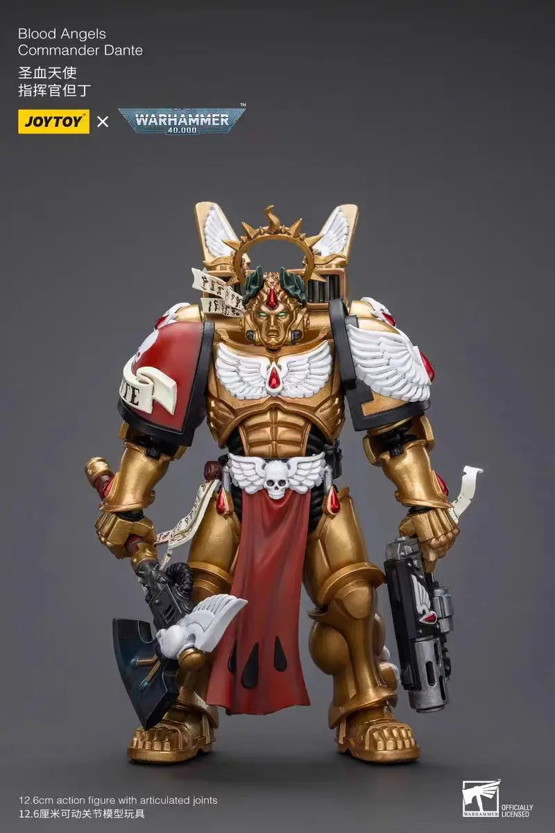 【In Stock】JOYTOY Warhammer 40K Blood Angels Commander Dante 1/18 Action Figures Toys Ornaments Collection