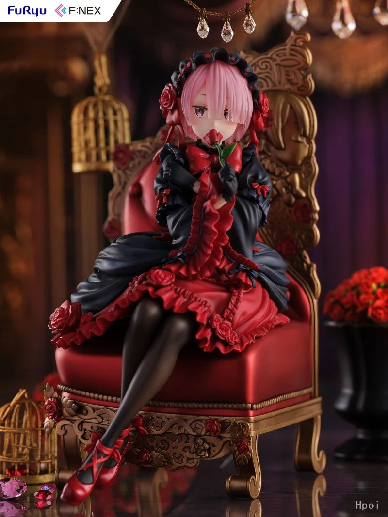 In Stock Original F:NEX Re: ZERO - Starting Life in Another World RAM REM Gothic 2025New Game Figures Anime Model Collection