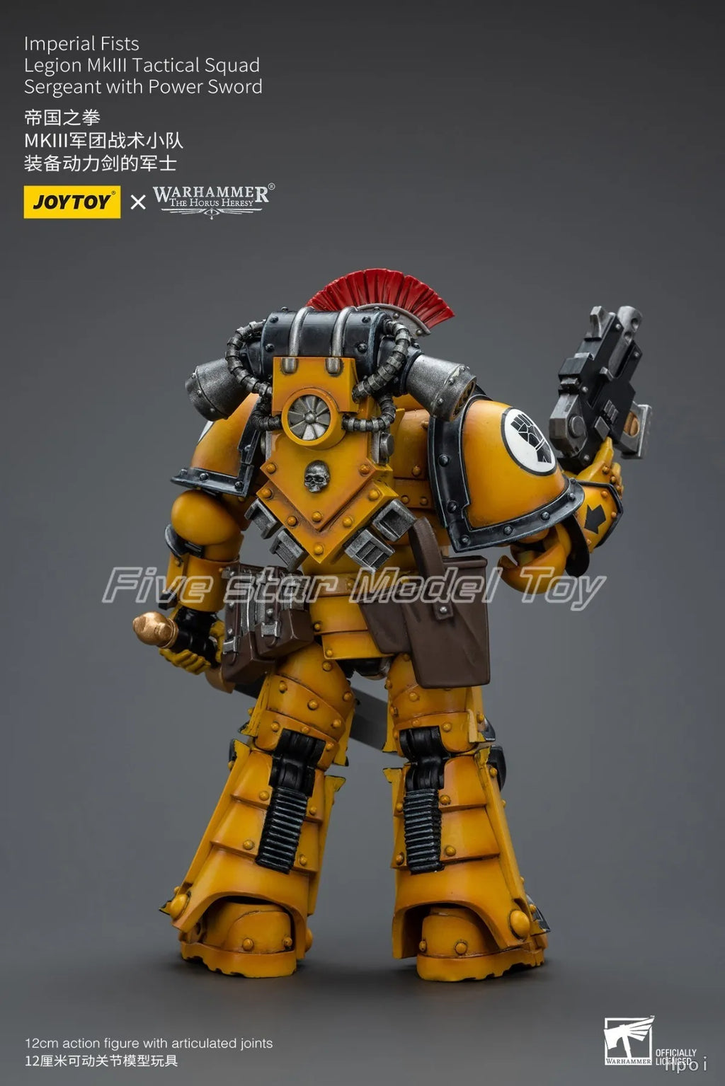 【FS】JOYTOY  Warhammer 40K  Scale 1/18 Action Figures Imperial Fists Legion Mklll Tactical Squad  Models Toys Gifts