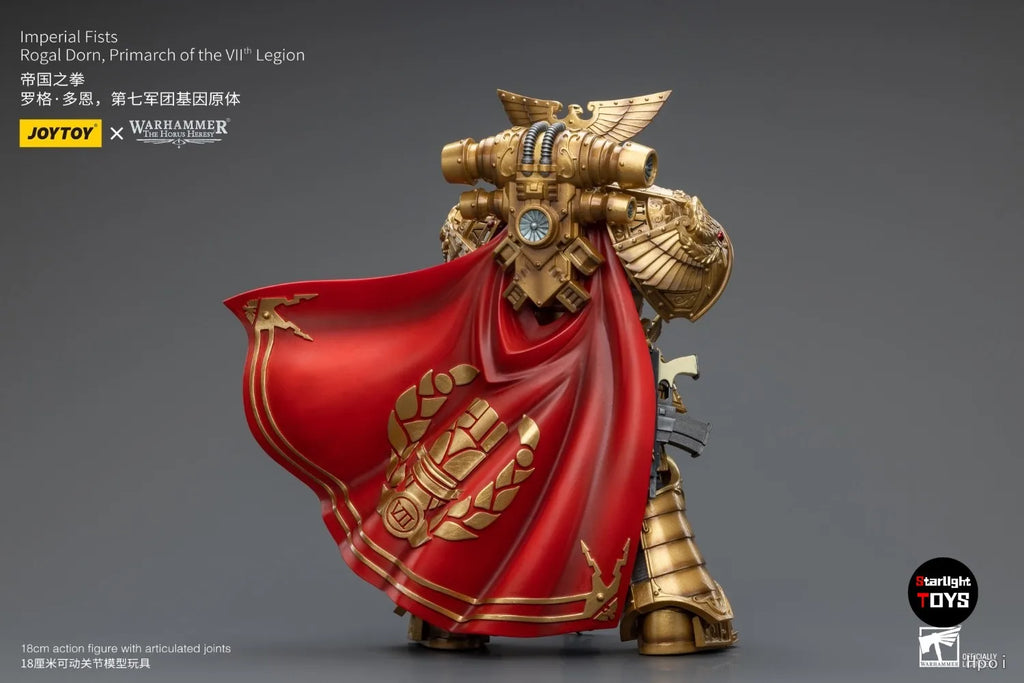 JOYTOY Warhammer 40K Imperial Fists Rogal Dorn Primarch of The Vll Legion Model Toy 1/18 Action Figure
