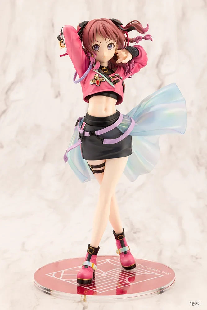 '-In Stock Original KOTOBUKIYA School Idol Master Saki Hanami Fighting My Way 24cm Animation Figures 2026 New 1/7 Ornaments
