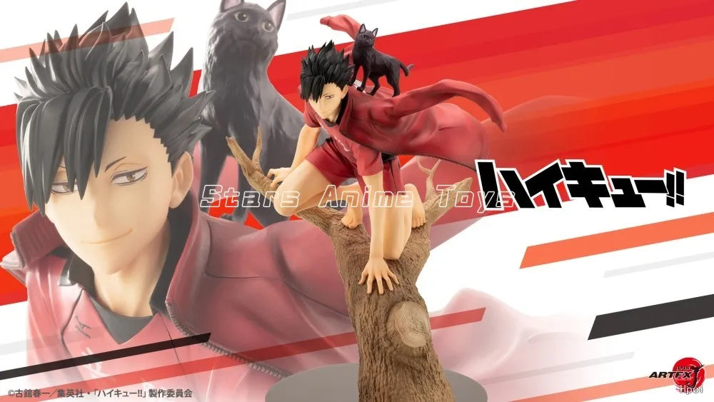 Original Kotobukiya ARTFX J Haikyuu!! Kuroo Tetsurou 1/8 Animation Figure Collection Ornaments Model Toys