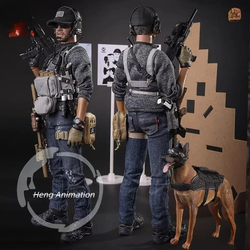 1/6 Scale Soldier Model US Navy SEALs with Dog M029 Action Figure Ornament Collection Q3 2026