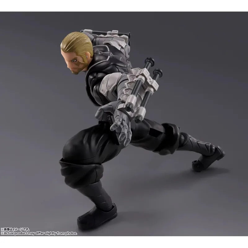 Bandai Original Genuine SHFiguarts SHF KAIJU NO.8 ISAO SHINOMIYA Action Anime Figures Toys Boys Girls Kids Gift Model Ornaments