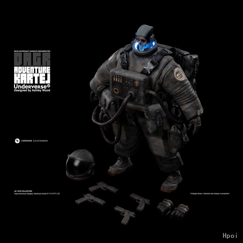 【Auf Lager】Original Underverse ADVENTURE KARTEL D.A.G.R SHADOW 1/6 Actionfigur Sammelmodell