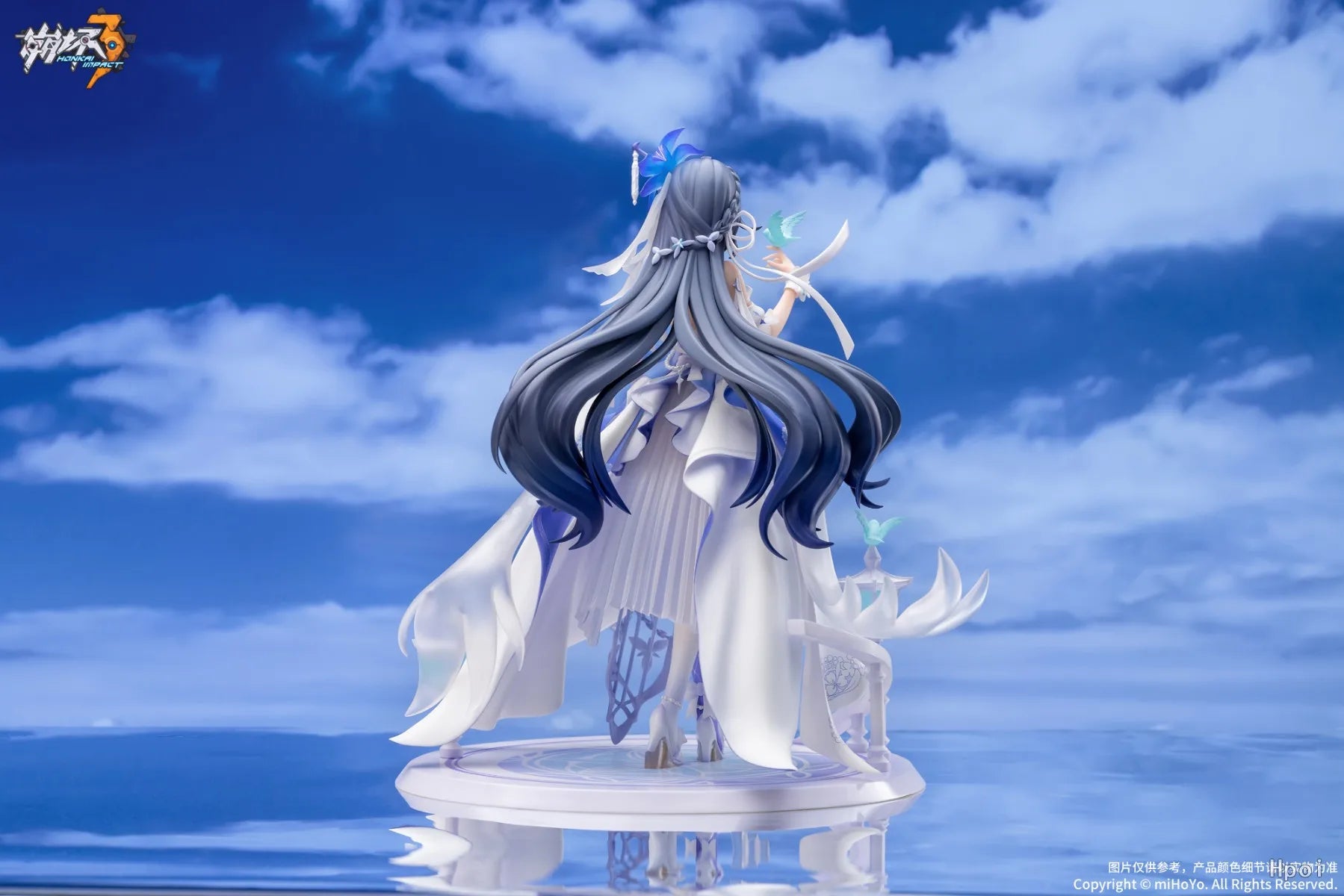 Original in Stock APEX Collapse 3 Fu Hua Blue Bird's Court 1/8 Figures Model Toys Ornaments Gifts Collection