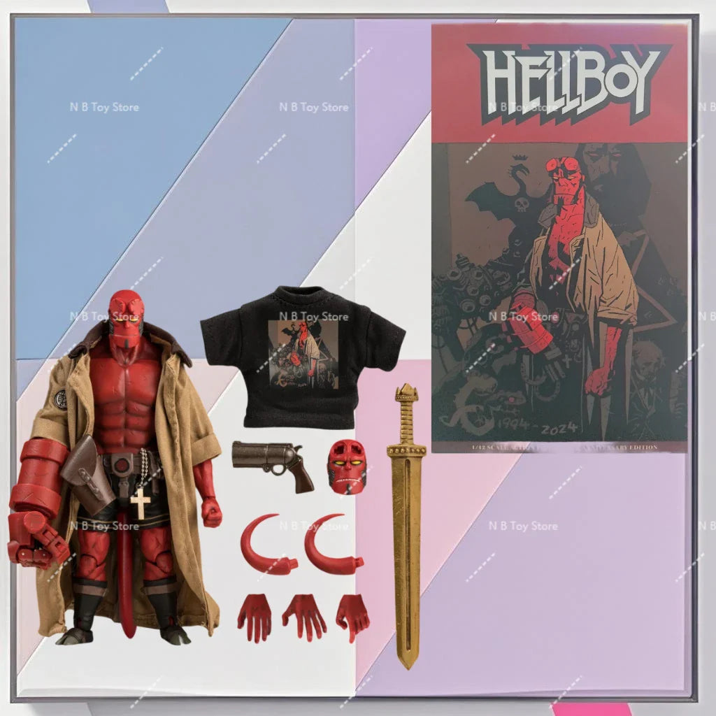1000 Toys auf Lager 1/12 Japanische Version Hellboy Hummer Mann Stacheliger Set 6-Zoll Männlicher Soldat