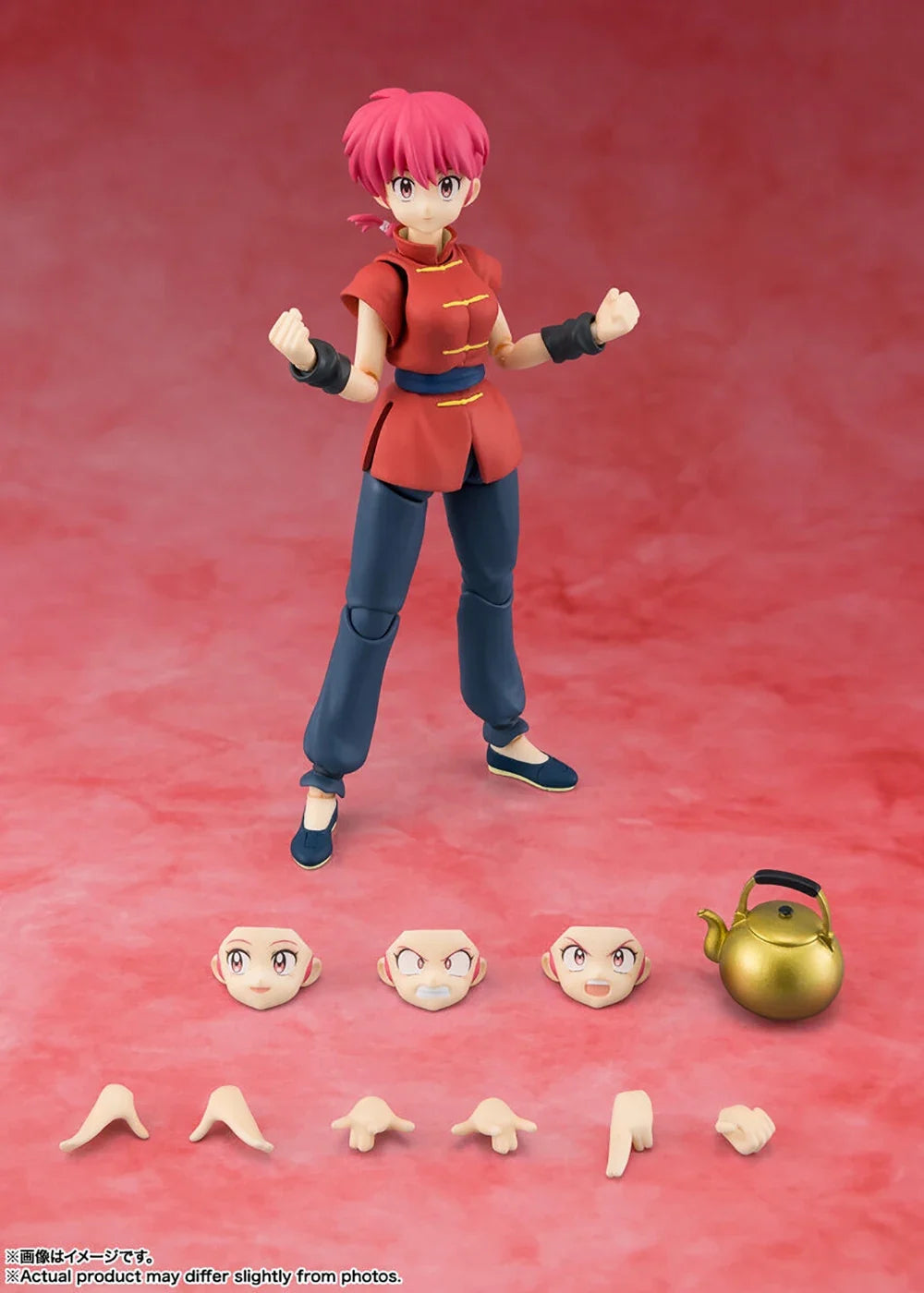 Pre-Order Original Bandai S.h.figuarts Ranma 1/2 Saotome Ranma 14Cm New Anime Ver. Collectible Action Figures Model Toys Gifts