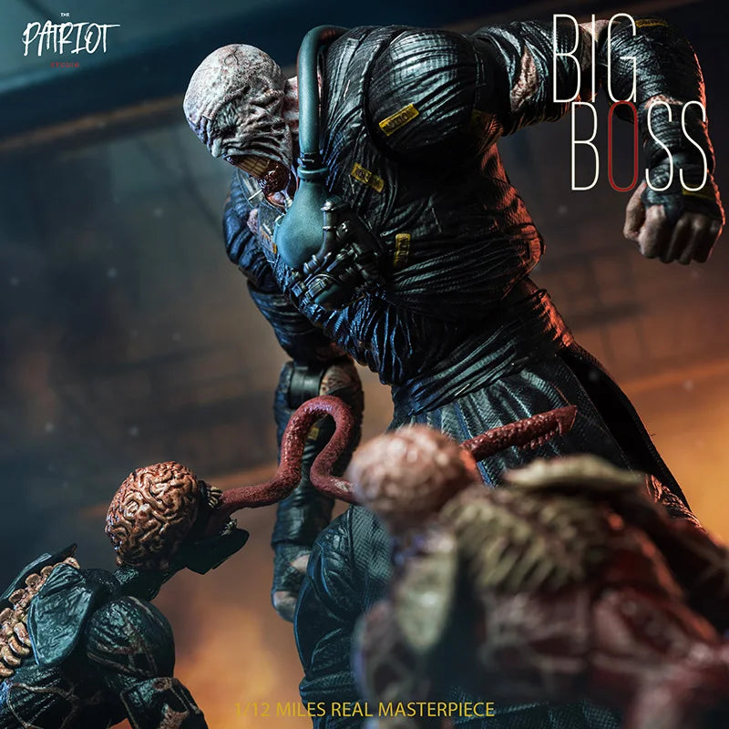 In Stock Genuine Patriot Studio Resident Evil Nemesis-T Type /Big Boss Model 22cm Pvc Action Figure Figure Decoration Gift