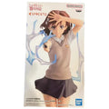 In Stock Bandai Namco Banpresto Genuine Espresto Level5 Electromaster Misaka Mikoto Pvc Desktop ornament Anime Model Toy Gift