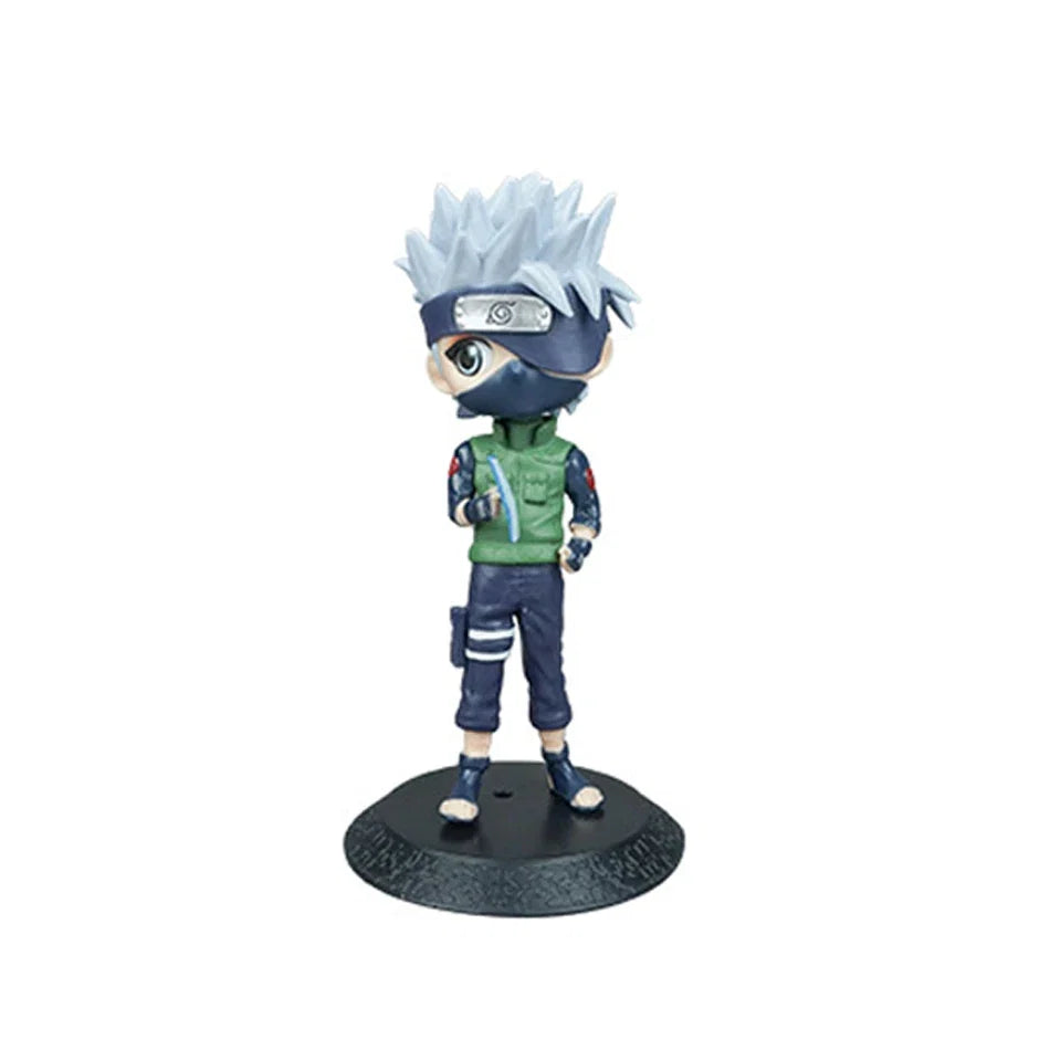 6pcs-set Anime Naruto Figures Sakura Action Uchiha Gaara Kakashi PVC Model Figurines For Decoration Collection Gift Toys 15cm