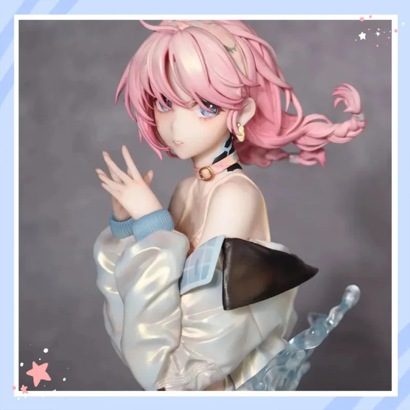 Arknights Blue Bust Figure Full Painted GK Statue Anime Collectible Desk Decor Ornament Gift For Anime Fans
