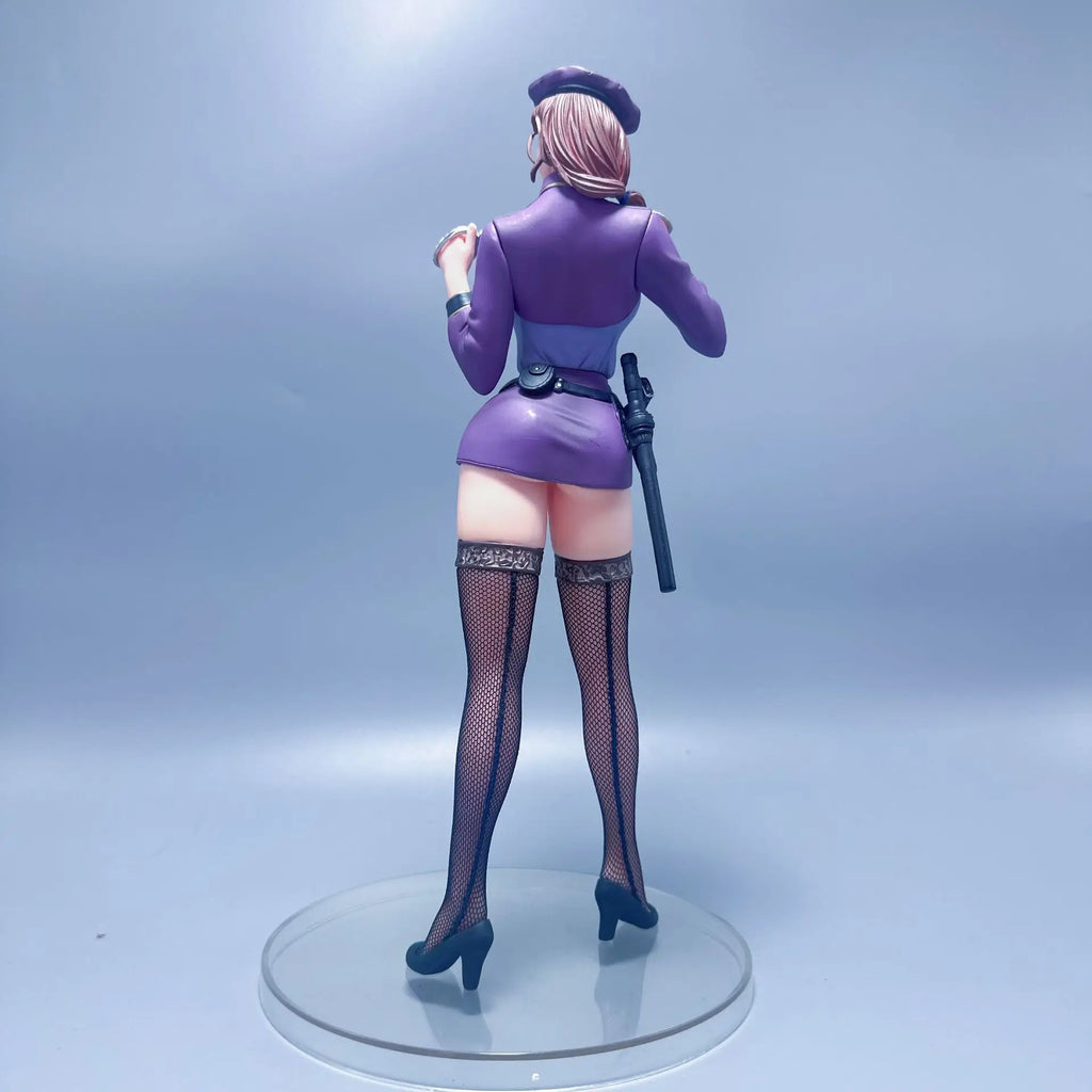 27cm Do S Married Policewoman Akiko Beautiful Girl Anime Handmade Action Figures Desktop Case Decoration Ornament Gift