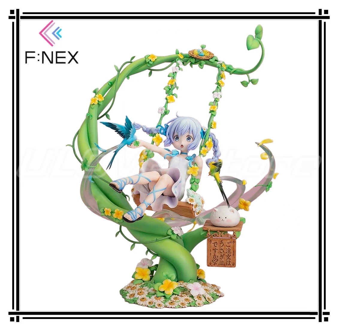 Original F:NEX Are You Going To Have Some Rabbit Today? Kafuu Chino Anime Figure Model Gift