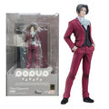 18CM Anime Gyakuten Saiban Mitsurugi Reiji Figure Game Doll Toy Model Doll Standing Naruhodo Ryuichi Aciton Figure PVC