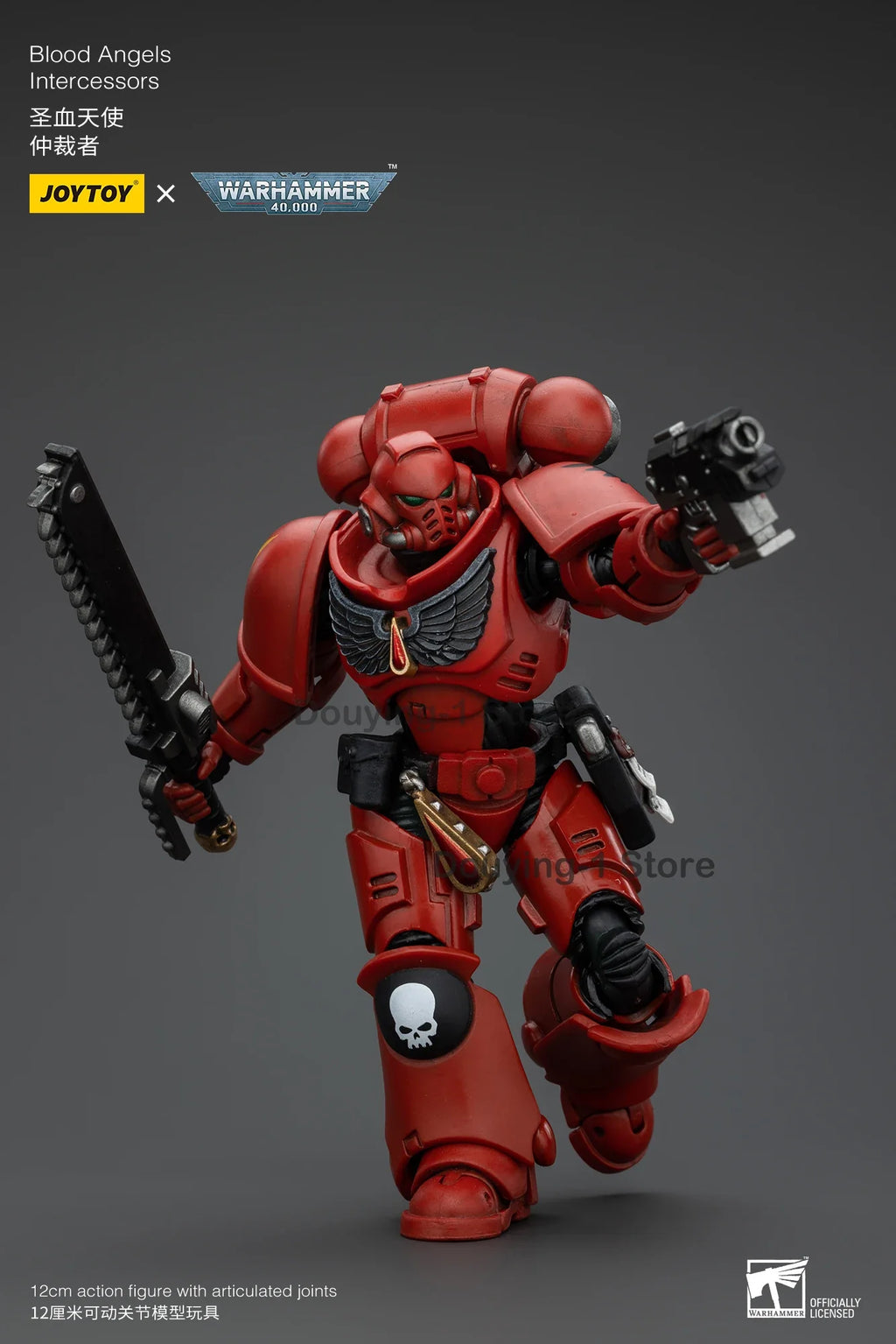 In Stock JOYTOY WARHAMER 40K 1/18 Action Digital Blood Angel Prayer Anime Military Model Collection Gifts